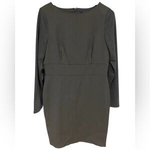The Limited Dress Bodycon Sheath Long Sleeve Women Size 10 NWT Workwear Mushroom